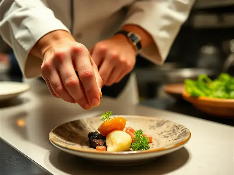 盛り付けとサービス