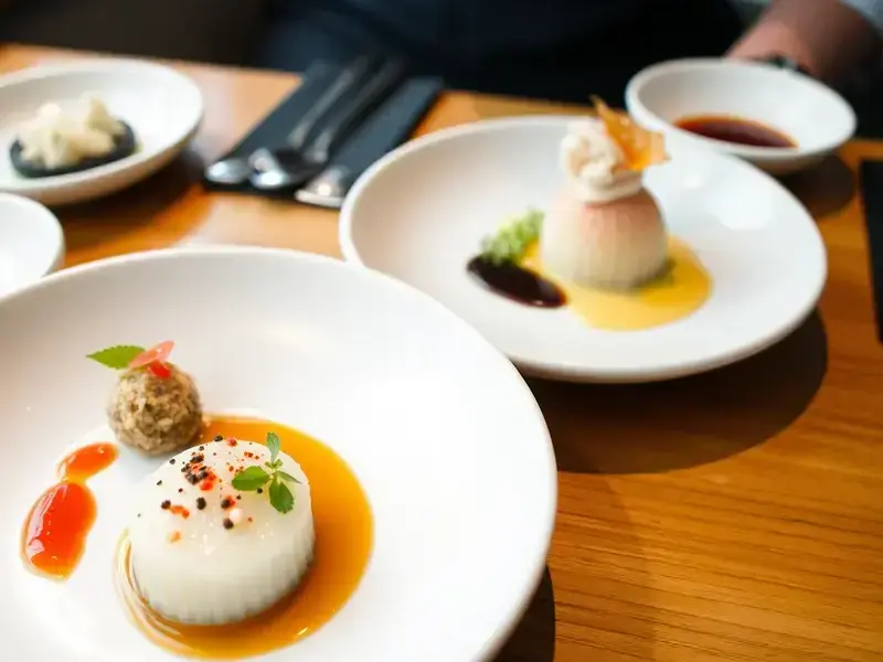 盛り付けとサービス